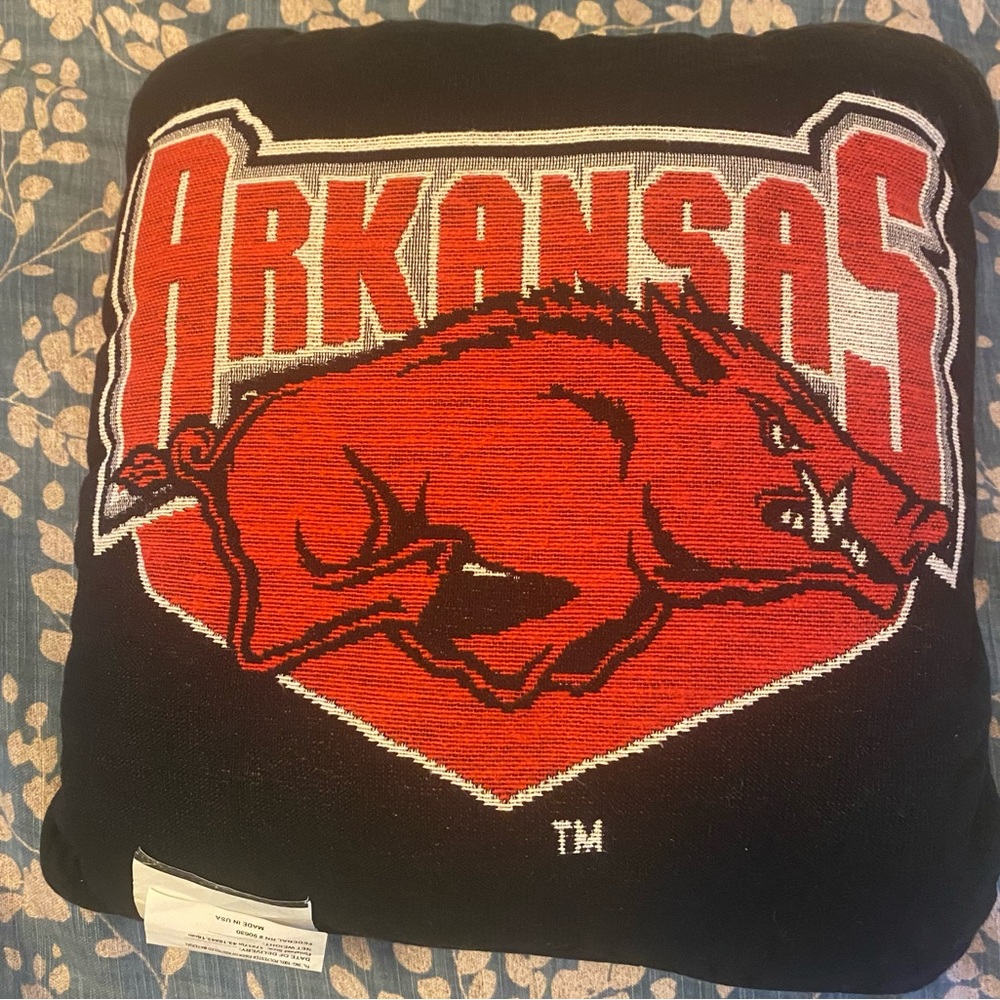 University of Arkansas Pillow